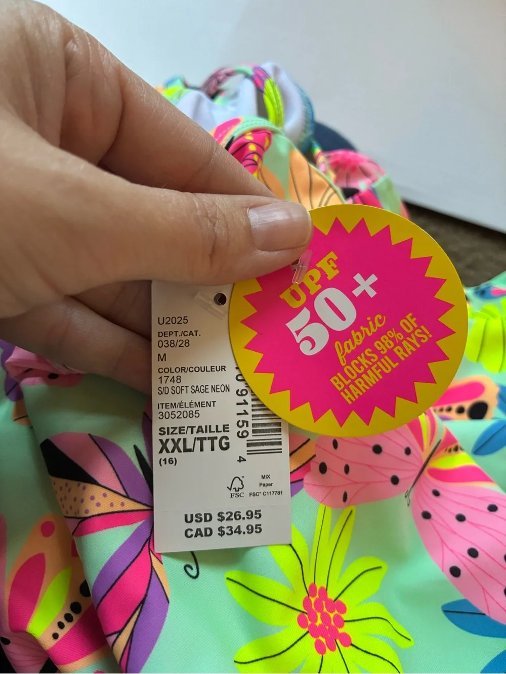 The Childrens Place tags bin piece